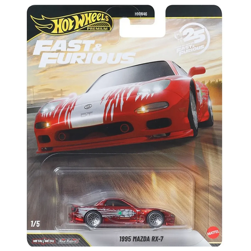 Hotwheels F&F 1 set（5pcs, 1 pc of each）