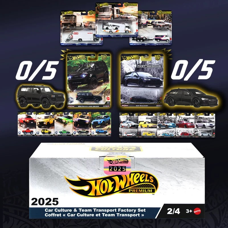 Hotwheels Culture & Team Transport box 2/4 2025(Pre order)