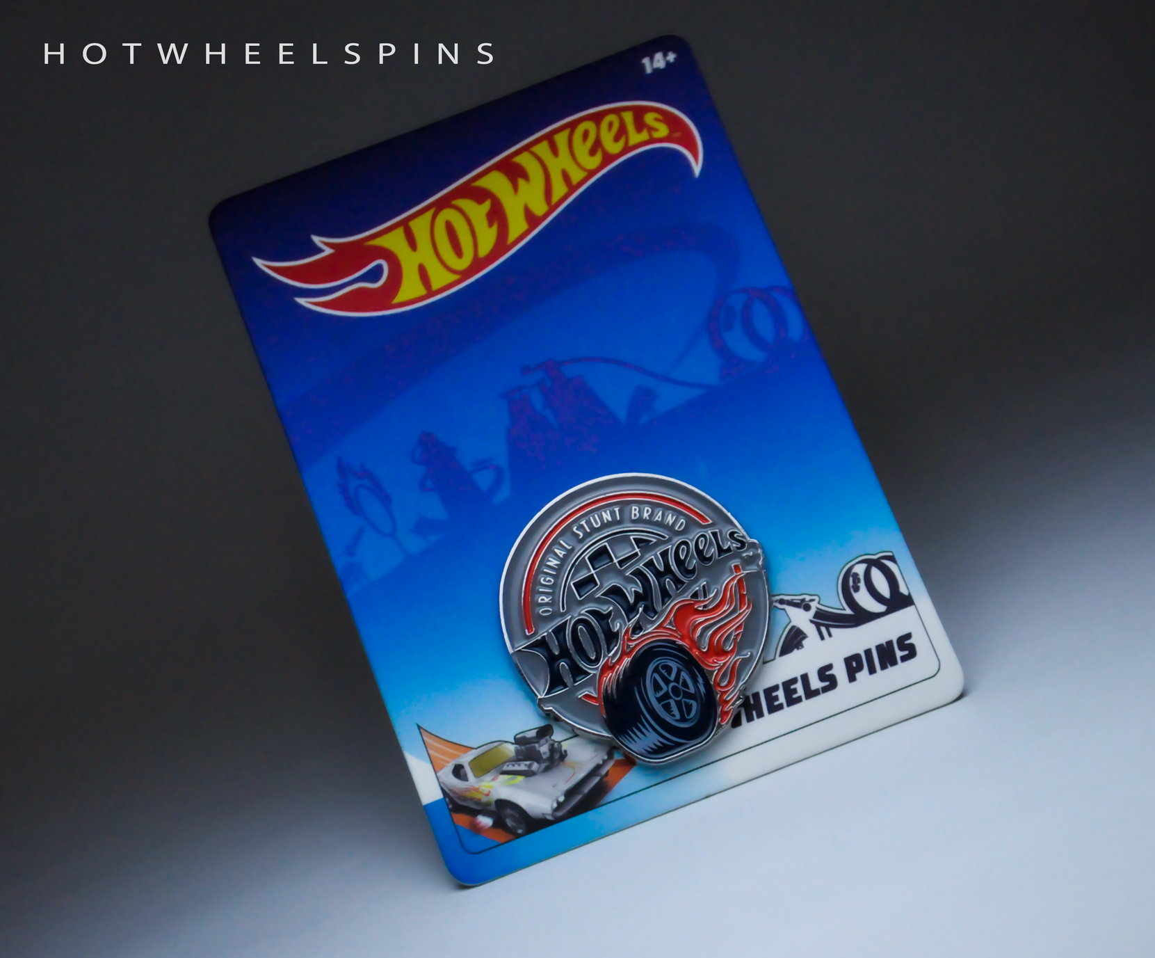 風火輪灰色車輪徽章1枚