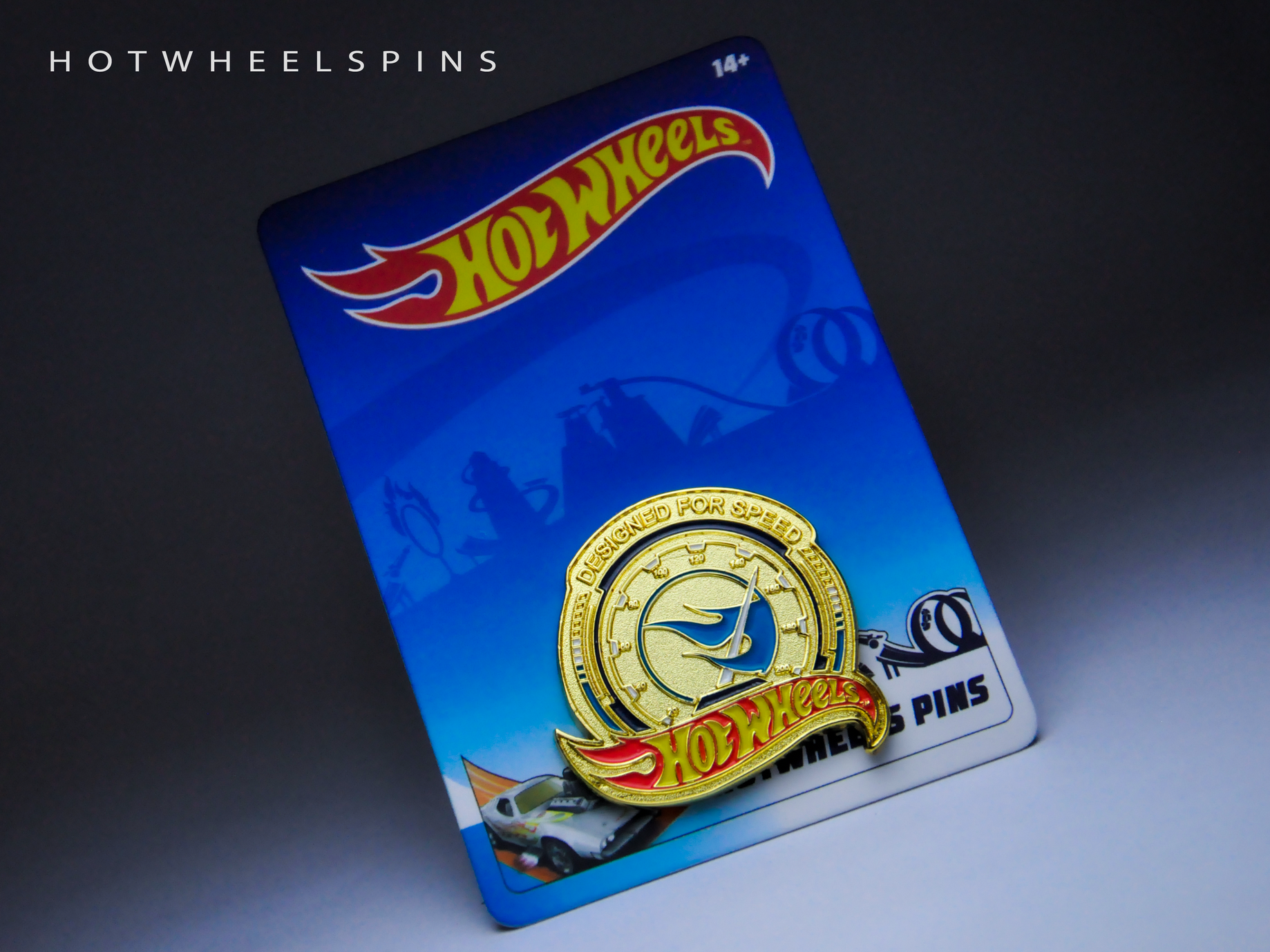 風火輪金色碼表徽章1枚