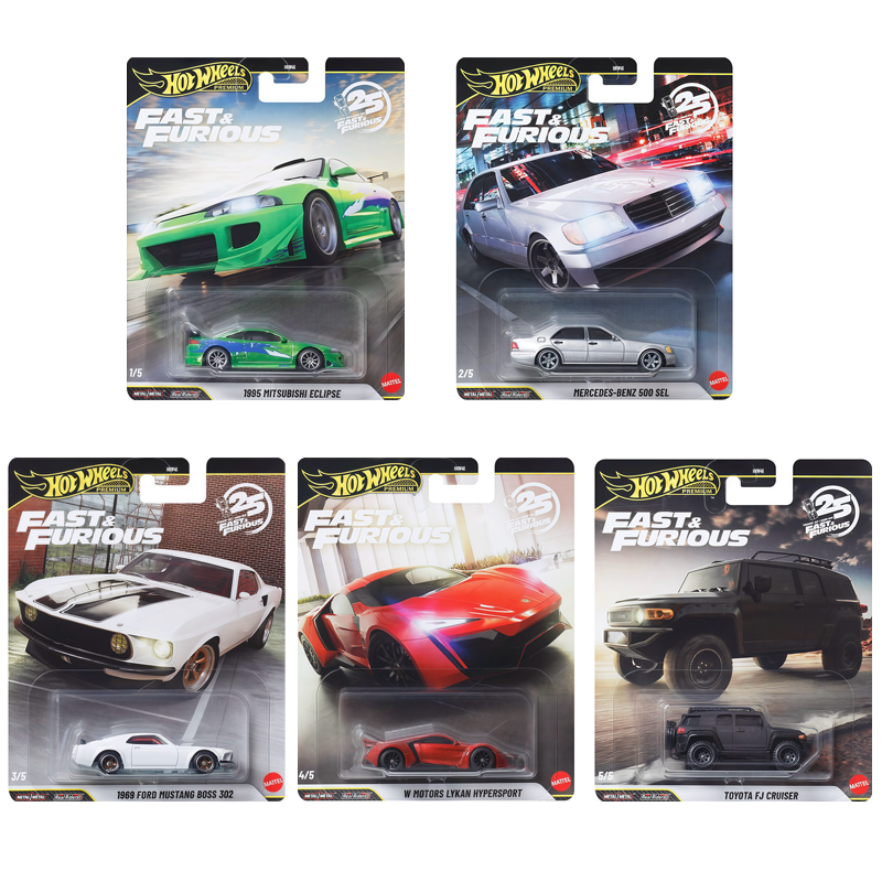 風火輪速度與激情N批次套裝5台-預定